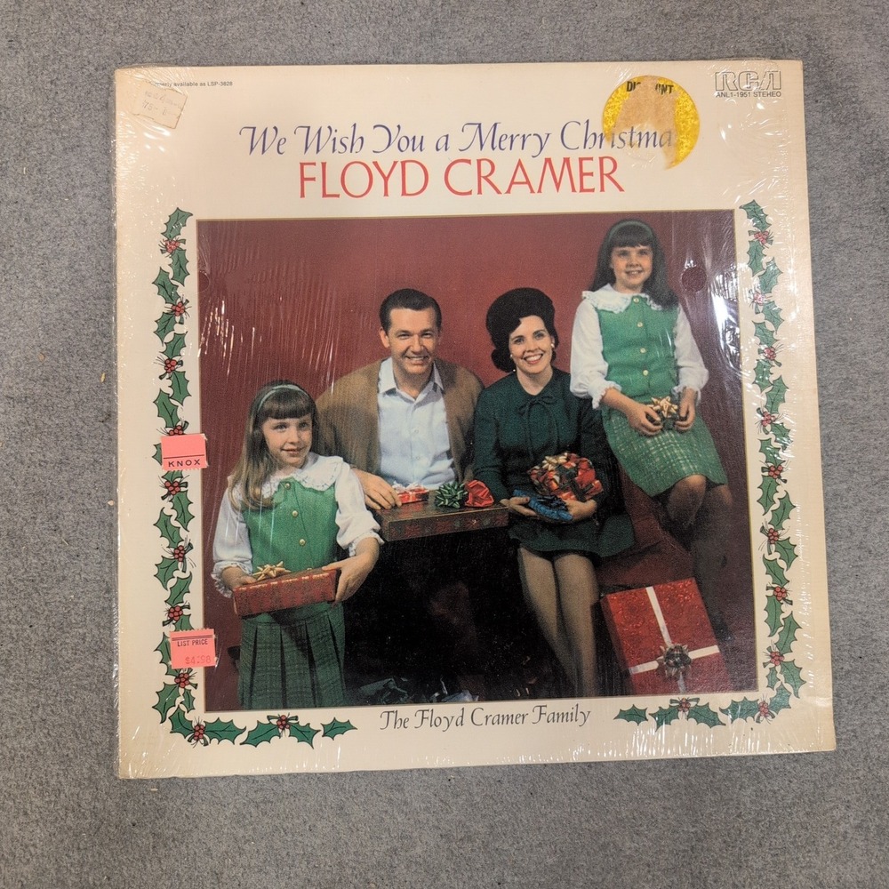 Floyd Cramer We Wish You a Merry Christmas Vinyl LP RCA ANL1-1951 Stereo Record